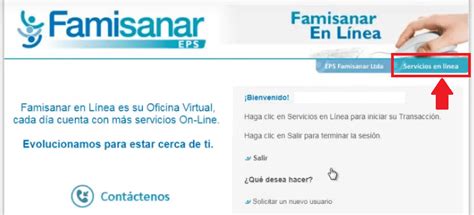 citas telefonicas famisanar|Famisanar en Línea: Pedir Citas Médicas y Teléfonos